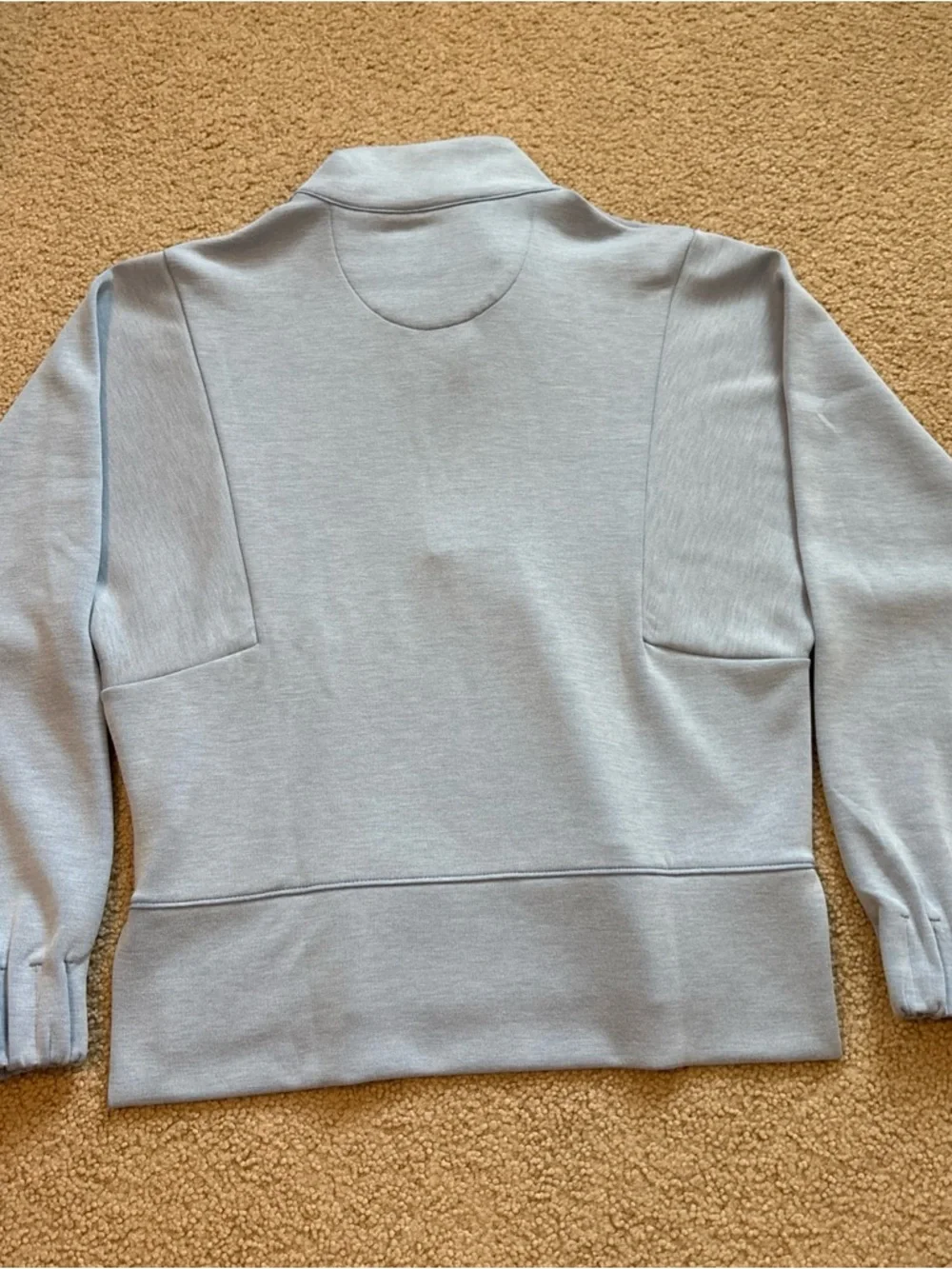 Peter Millar Flora Half-Zip Light Blue Zip-Up Top - Picture 6 of 6